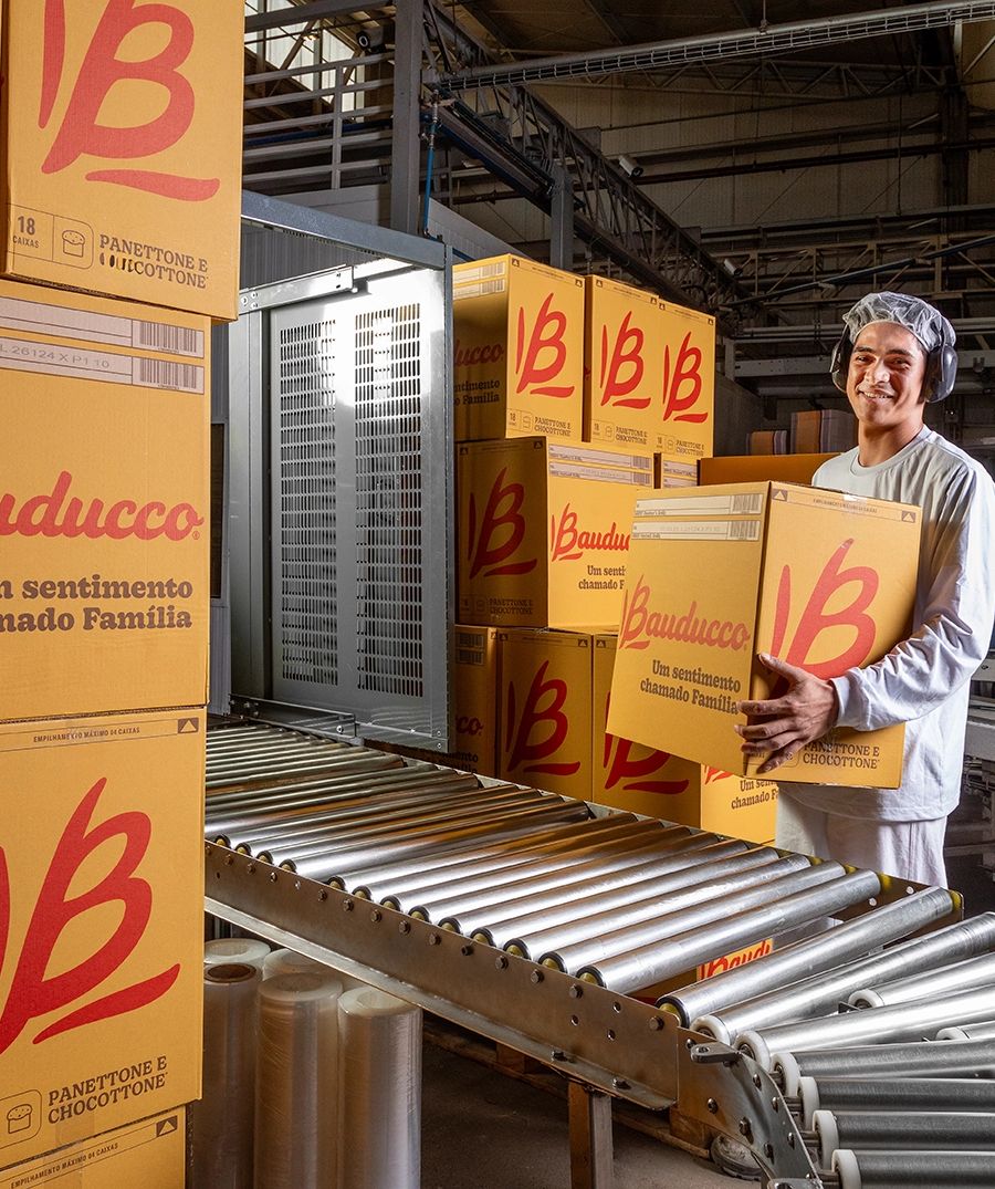 Fotografia Industrial – Linha de Produção Panetone — Produção de banco de imagens para Bauducco na unidade Extrema-MG