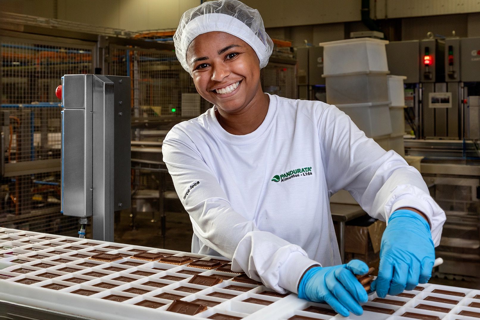 Fotografia Industrial – Linha de Produção Choco Biscuit — Produção de banco de imagens para Bauducco na unidade de Extrema-MG