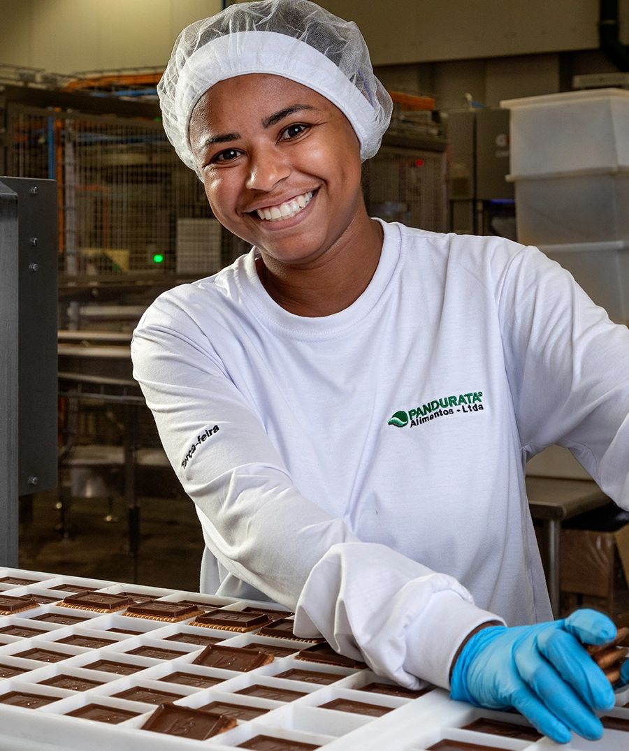 Fotografia Industrial – Linha de Produção Choco Biscuit — Produção de banco de imagens para Bauducco na unidade de Extrema-MG